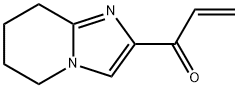 1-(5,6,7,8-Tetrahydroimidazo[1,2-a]pyridin-2-yl)prop-2-en-1-one 化学構造式