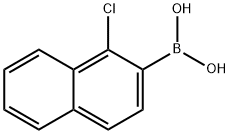 Boronic acid, B-(1-chloro-2-naphthalenyl)- 结构式