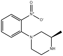 (3R)-3-Methyl-1-(2-nitrophenyl)piperazine Structure