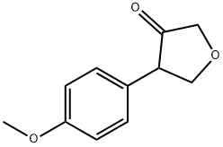 3(2H)-Furanone, dihydro-4-(4-methoxyphenyl)- Struktur