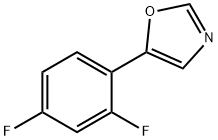 5-(2,4-Difluorophenyl)oxazole Struktur