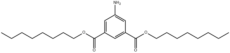 5-氨基间苯二甲酸二辛酯, 20044-02-4, 结构式