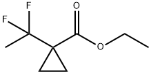Cyclopropanecarboxylic acid, 1-(1,1-difluoroethyl)-, ethyl ester,2004650-47-7,结构式