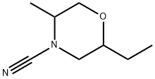 4-Morpholinecarbonitrile, 2-ethyl-5-methyl-,2006685-15-8,结构式