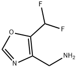 (5-(Difluoromethyl)oxazol-4-yl)methanamine Struktur