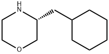 Morpholine, 3-(cyclohexylmethyl)-, (3R)- Structure