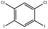 1,5-二氯-2,4-二碘苯 化学構造式