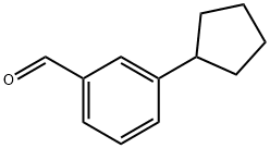 3-cyclopentylbenzaldehyde Structure
