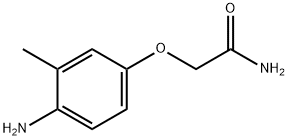 Acetamide, 2-(4-amino-3-methylphenoxy)- 化学構造式