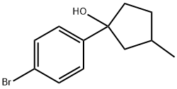 Cyclopentanol, 1-(4-bromophenyl)-3-methyl- Structure