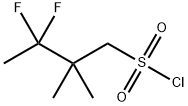 3,3-difluoro-2,2-dimethylbutane-1-sulfonyl chloride Struktur