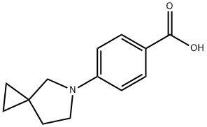 4-(5-Azaspiro[2.4]heptan-5-yl)benzoic acid Structure