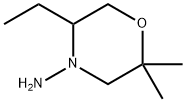 4-Morpholinamine, 5-ethyl-2,2-dimethyl,2024926-77-8,结构式
