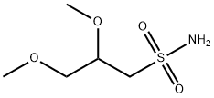 2,3-dimethoxypropane-1-sulfonamide Struktur