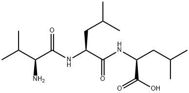 L-Leucine, L-valyl-L-leucyl- Structure