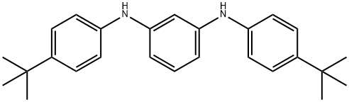 1,3-Benzenediamine, N1,N3-bis[4-(1,1-dimethylethyl)phenyl]- Structure