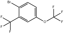 Benzene, 1-bromo-4-(trifluoromethoxy)-2-(trifluoromethyl)- Struktur