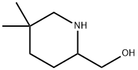 2-Piperidinemethanol, 5,5-dimethyl- Struktur