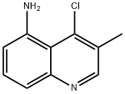 5-Quinolinamine, 4-chloro-3-methyl- Struktur