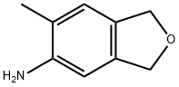 6-Methyl-1,3-dihydroisobenzofuran-5-amine 化学構造式