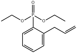 Phosphonic acid, P-[2-(2-propen-1-yl)phenyl]-, diethyl ester Struktur