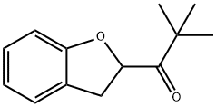 1-Propanone, 1-(2,3-dihydro-2-benzofuranyl)-2,2-dimethyl- 化学構造式