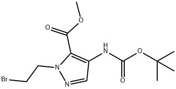 2041076-39-3 1-(2-溴乙基)-4-((叔丁氧基羰基)氨基)-1H-吡唑-5-羧酸甲酯