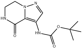 tert-Butyl (4-oxo-4,5,6,7-tetrahydropyrazolo[1,5-a]pyrazin-3-yl)carbamate Structure