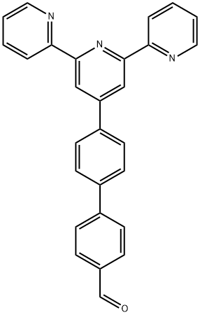 4'-([2,2':6',2"-terpyridin]-4'-yl)-[1,1'-biphenyl]-4-carbaldehyde Structure