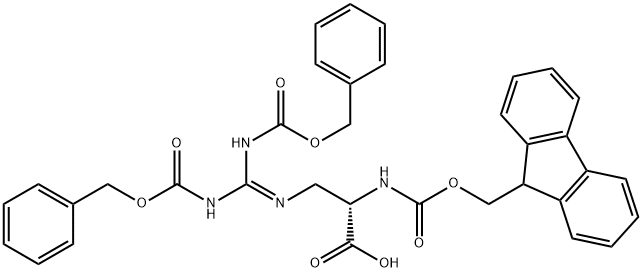 Fmoc-Alg(Z)2-OH Struktur