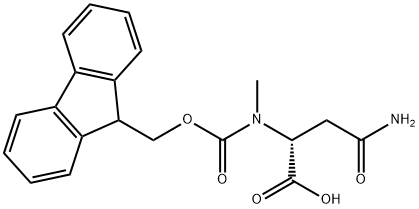 FMoc-N-Me-D-Asn-OH Structure