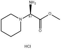 2044710-72-5 1-Piperidineacetic acid, α-amino-, methyl ester, hydrochloride (1:1), (αR)-