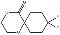 9,9-difluoro-1,4-dioxaspiro[5.5]undecan-5-one Structure