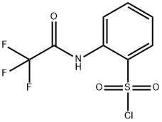 Benzenesulfonyl chloride, 2-[(2,2,2-trifluoroacetyl)amino]-|2-(2,2,2-三氟乙酰氨基)苯磺酰氯