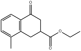 8-甲基-4-氧代-1,2,3,4-四氢萘-2-甲酸乙酯,2044722-71-4,结构式