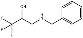 2-Butanol, 1,1,1-trifluoro-3-[(phenylmethyl)amino]- Struktur