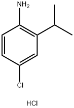 4-chloro-2-(propan-2-yl)aniline hydrochloride Struktur