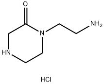 1-(2-aminoethyl)piperazin-2-one dihydrochloride Struktur