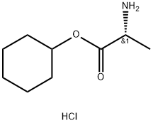 D-Alanine, cyclohexyl ester, hydrochloride (1:1),2053427-31-7,结构式