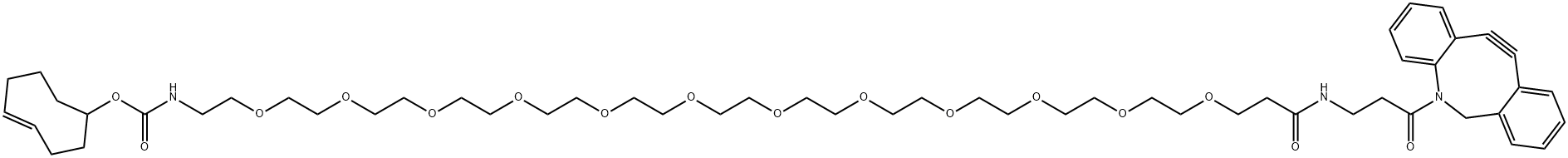 TCO-PEG12-DBCO, 2055022-06-3, 结构式