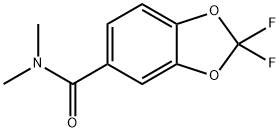 2,2-Difluoro-N,N-dimethyl-1,3-benzodioxole-5-carboxamide Structure