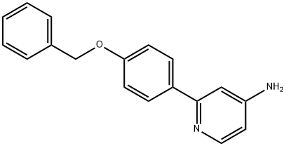 2-[4-(Benzyloxy)phenyl]pyridin-4-amine Structure