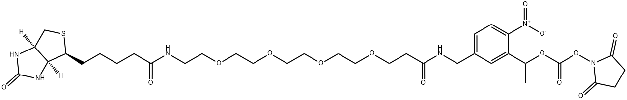 PC-Biotin-PEG4-NHS carbonate 结构式