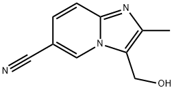 3-(Hydroxymethyl)-2-methylimidazo[1,2-a]pyridine-6-carbonitrile Structure