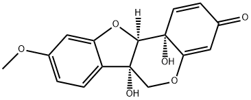 Pterocarpadiol B 化学構造式