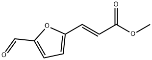 2-Propenoic acid, 3-(5-formyl-2-furanyl)-, methyl ester, (2E)- Structure