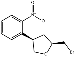 (2S,4R)-2-(溴甲基)-4-(2-硝基苯基)四氢呋喃, 2059907-94-5, 结构式