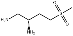 1,2-Butanediamine, 4-(methylsulfonyl)-, (2S)- Structure