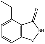 1,2-Benzisoxazol-3(2H)-one, 4-ethyl- 化学構造式