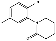 2-Piperidinone, 1-(2-chloro-5-methylphenyl)- Struktur